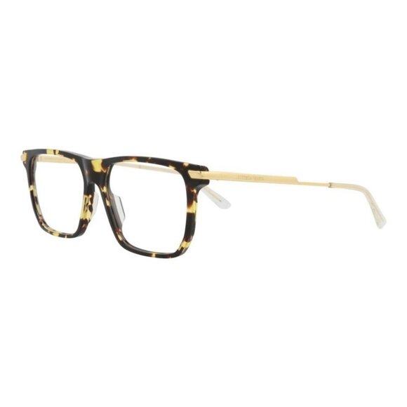 Bottega Veneta Mens Square/Rectangle Havana Gold Transparent Fashion Designer - Picture 2 of 4
